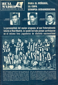 Real Madrid v Penarol Montevideo